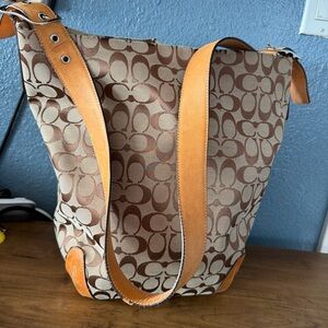 Vintage coach duffle hobo  bag Sold sold